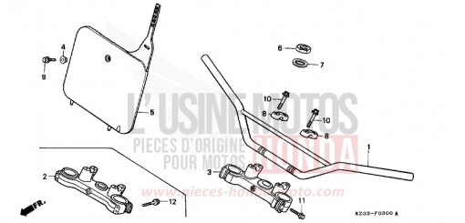 ROHRGRIFF/OBERE BRUECKE CR250RR de 1994